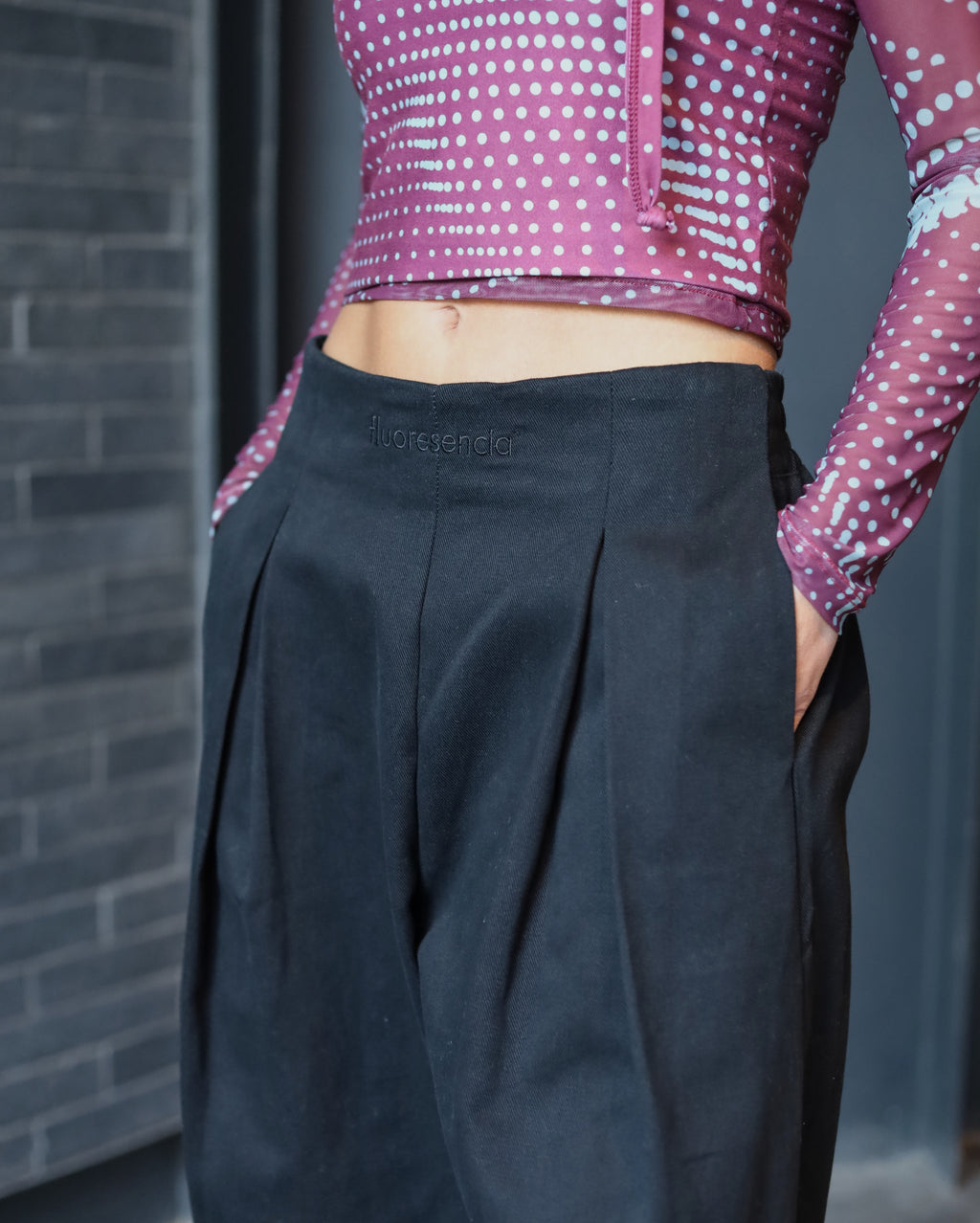 Pantalón Flow Black