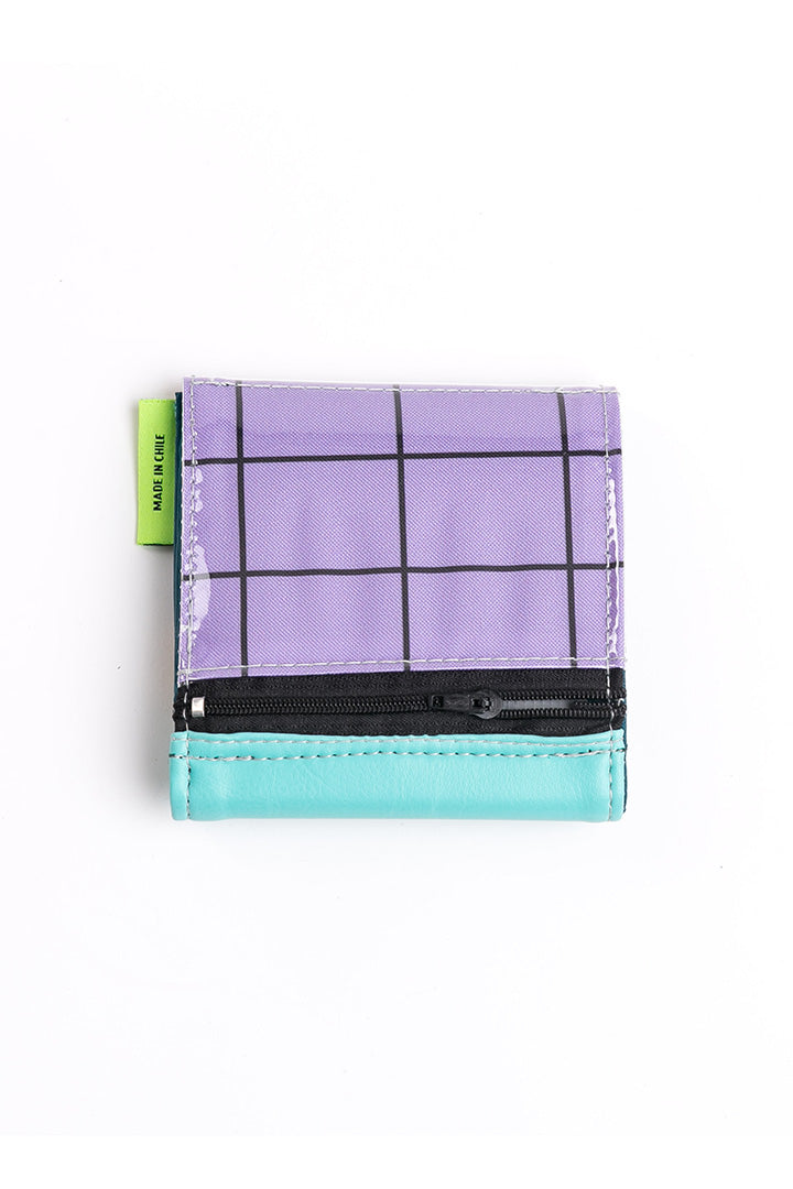 Girl's Lilac Check Wallet