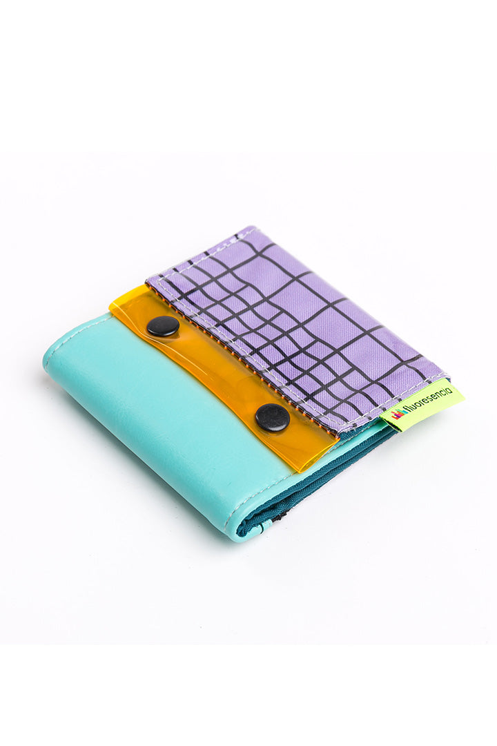 Girl's Lilac Check Wallet