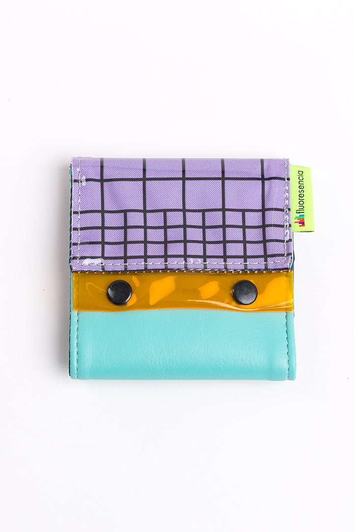 Girl's Lilac Check Wallet