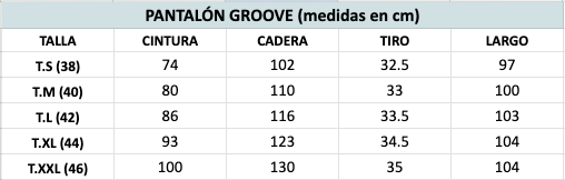 Pantalón Groove Negro