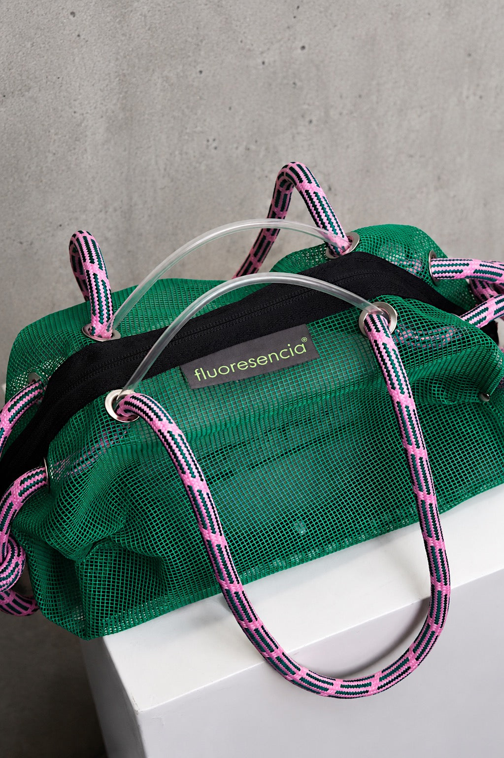 Cartera Le Sac Mesh green