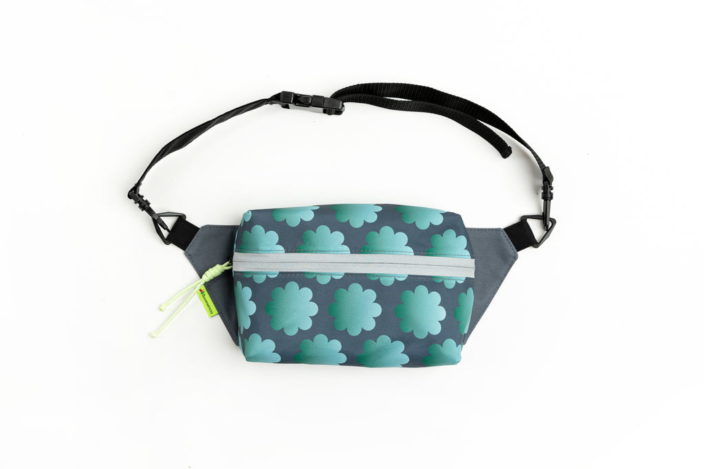 Banano Fannypack collab Galia Flor verde