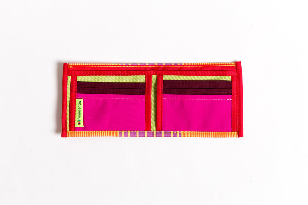 Billetera Plana Raya Fucsia
