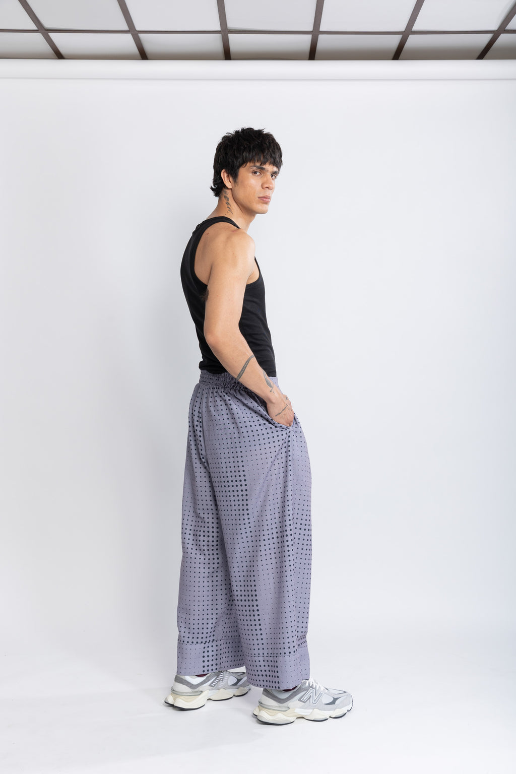 Pantalón Flow Puntos Lila