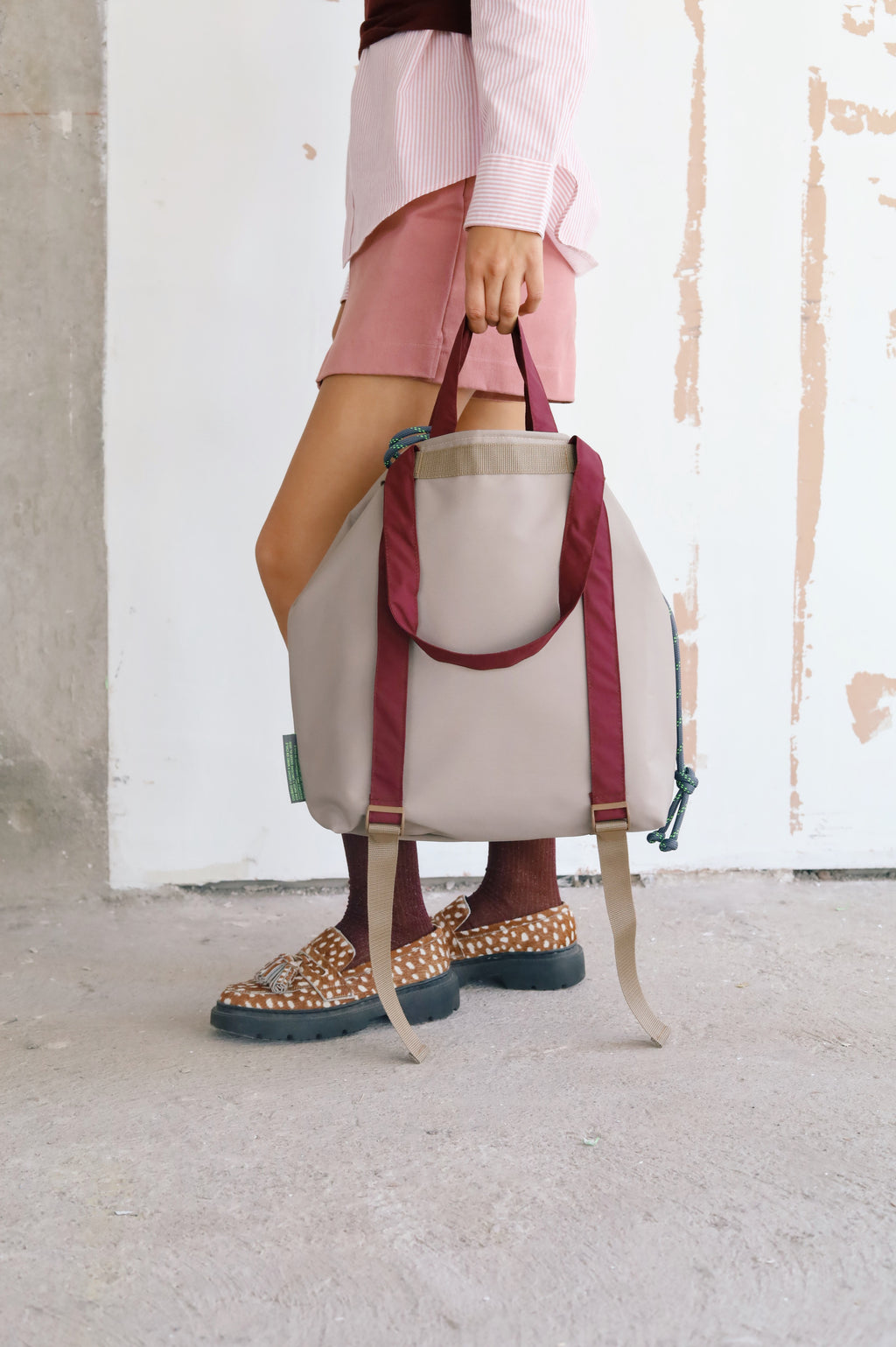 Strawberry Dot Point Maxi Bag