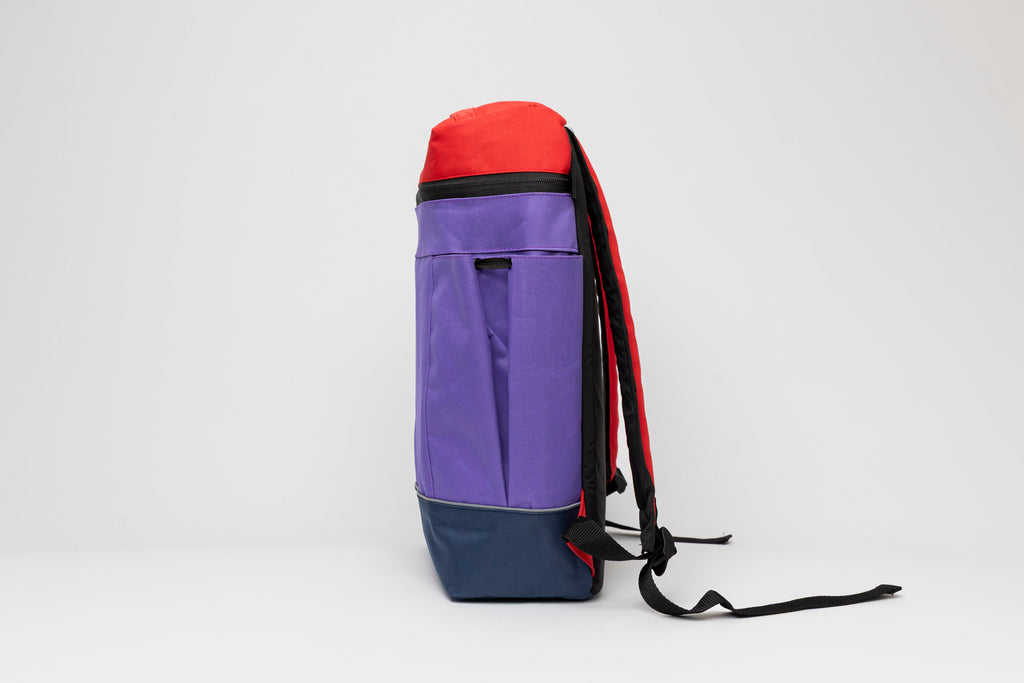 Mochila Box Rojo Morado 19L