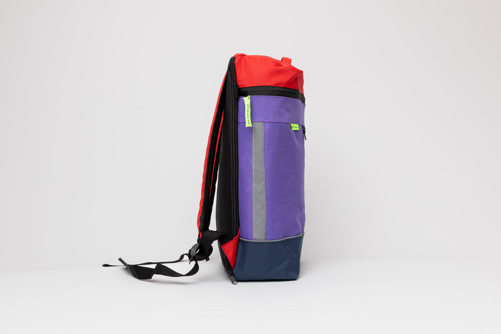 Mochila Box Rojo Morado 19L